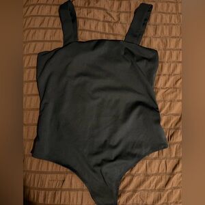 Black Kids One-Piece Swimsuit - Classic Tank Style